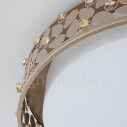 Designer Touch Decorative Modern Contemporary Integrated Metal Flush Mount Light