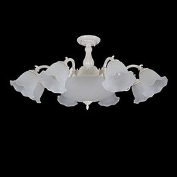 Designer Touch Decorative Flush Mount White European Retro Classic