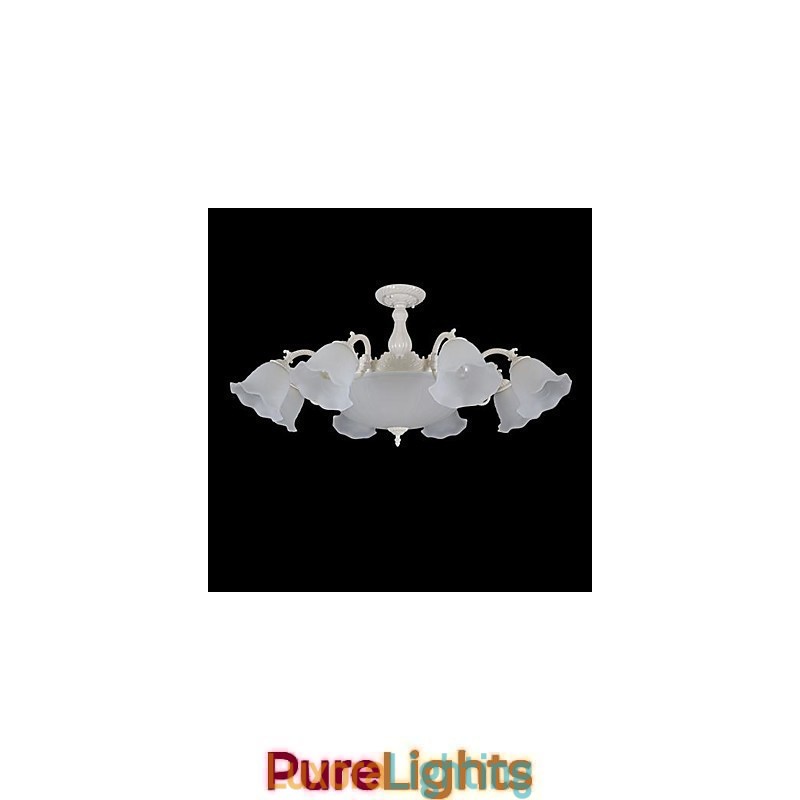 Designer Touch Decorative Flush Mount White European Retro Classic