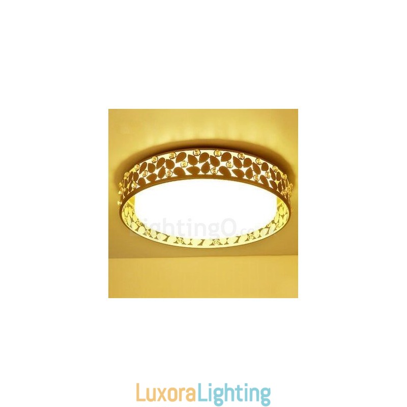 Designer Touch Decorative Modern Contemporary Integrated Metal Flush Mount Light