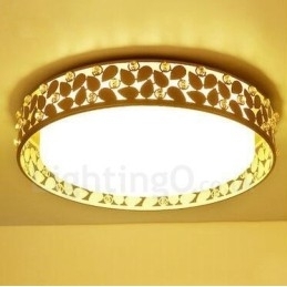 Designer Touch Decorative Modern Contemporary Integrated Metal Flush Mount Light