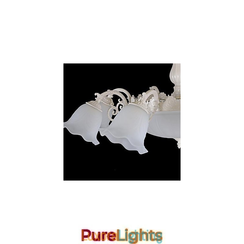 Designer Touch Decorative Flush Mount White European Retro Classic