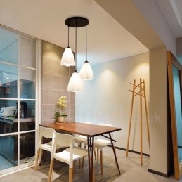 Designer Touch Decorative 3 Light Traditional Classic Integrated Metal Pendant Light