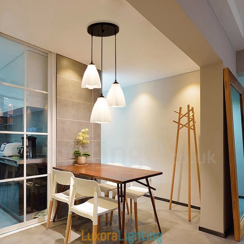 Designer Touch Decorative 3 Light Traditional Classic Integrated Metal Pendant Light