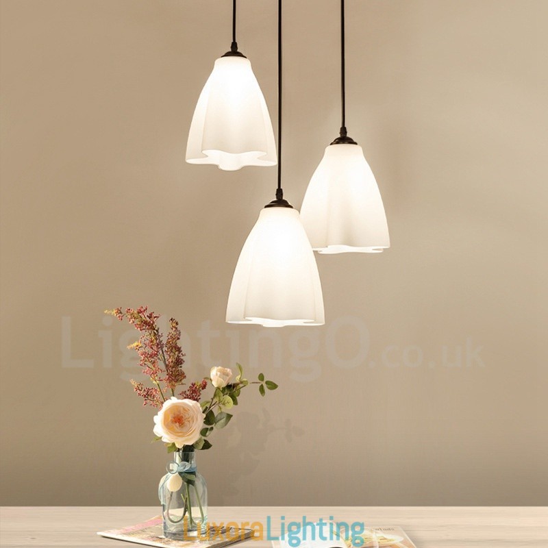 Designer Touch Decorative 3 Light Traditional Classic Integrated Metal Pendant Light