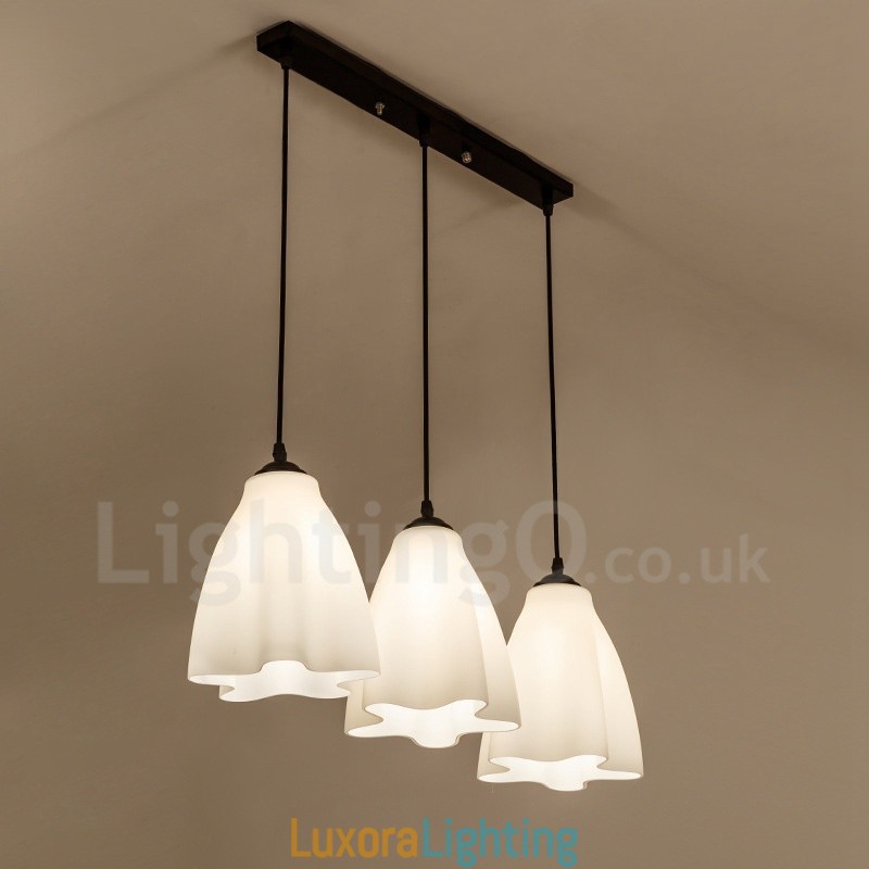 Designer Touch Decorative 3 Light Traditional Classic Integrated Metal Pendant Light