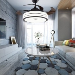 Designer Touch Decorative Modern Contemporary Invisible Ceiling Fan Ceiling Fans