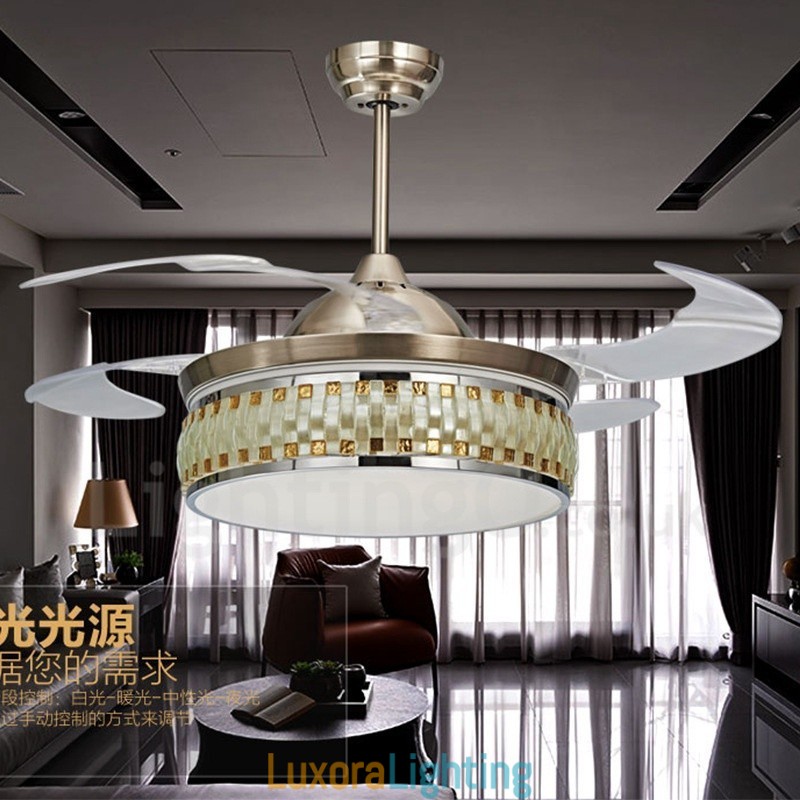 Designer Touch Decorative Modern Contemporary Invisible Ceiling Fan Ceiling Fans