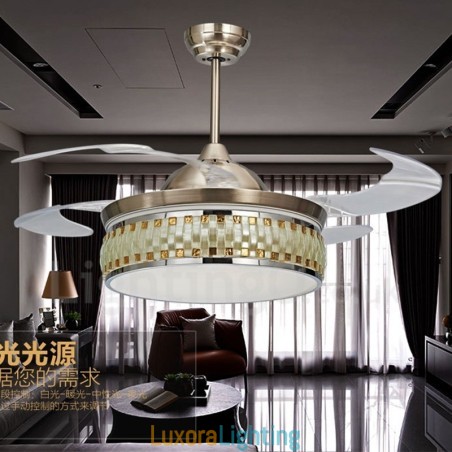 Designer Touch Decorative Modern Contemporary Invisible Ceiling Fan Ceiling Fans
