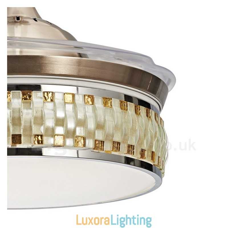 Designer Touch Decorative Modern Contemporary Invisible Ceiling Fan Ceiling Fans