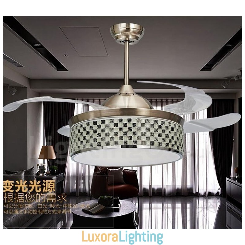 Designer Touch Decorative Modern Contemporary Invisible Ceiling Fan Ceiling Fans