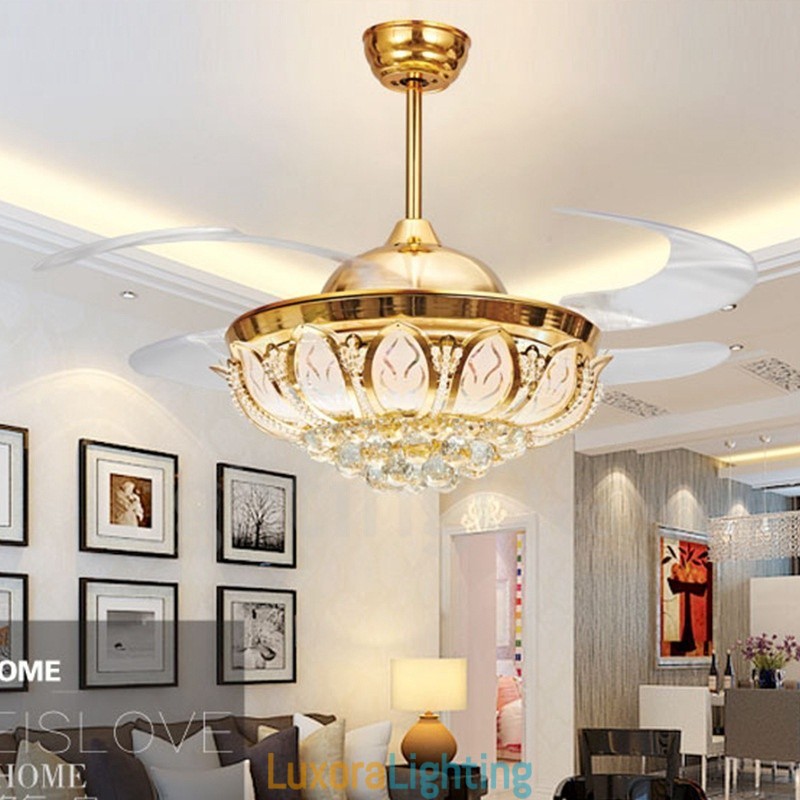 Designer Touch Decorative Traditional Classic Invisible Ceiling Fan Ceiling Fans