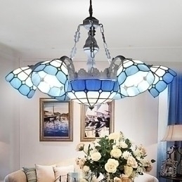 Designer Touch Decorative The Mediterranean Sea Rural Sitting Creative 6 + 1 Head Lamps And Lanterns