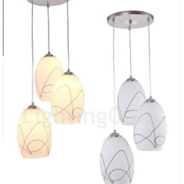 Designer Touch Decorative 3 Light Modern Contemporary Integrated Metal Pendant Light
