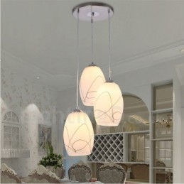 Designer Touch Decorative 3 Light Modern Contemporary Integrated Metal Pendant Light