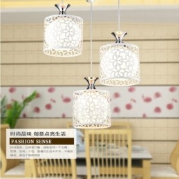 Designer Touch Decorative 3 Light Modern Contemporary Incandescent Metal Pendant Light