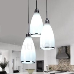 Designer Touch Decorative 3 Light Modern Contemporary Integrated Metal Pendant Light