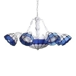 Designer Touch Decorative The Mediterranean Sea Rural Sitting Creative 6 + 1 Head Lamps And Lanterns