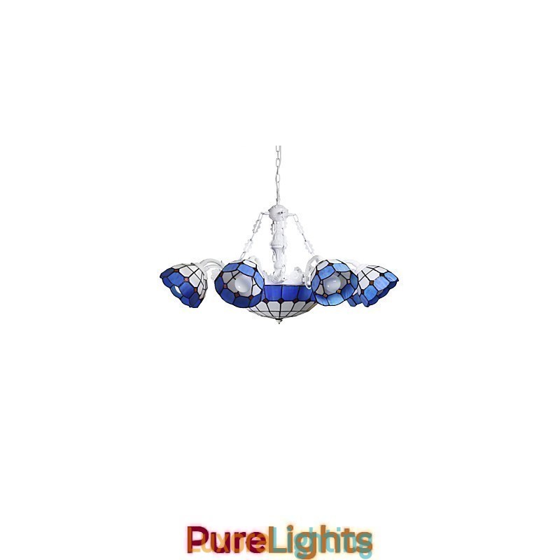 Designer Touch Decorative The Mediterranean Sea Rural Sitting Creative 6 + 1 Head Lamps And Lanterns