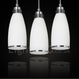 Designer Touch Decorative 3 Light Modern Contemporary Integrated Metal Pendant Light