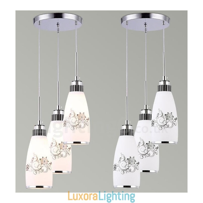 Designer Touch Decorative 3 Light Modern Contemporary Integrated Metal Pendant Light