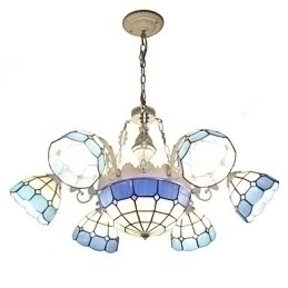 Designer Touch Decorative The Mediterranean Sea Rural Sitting Creative 6 + 1 Head Lamps And Lanterns