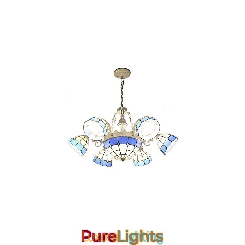 Designer Touch Decorative The Mediterranean Sea Rural Sitting Creative 6 + 1 Head Lamps And Lanterns