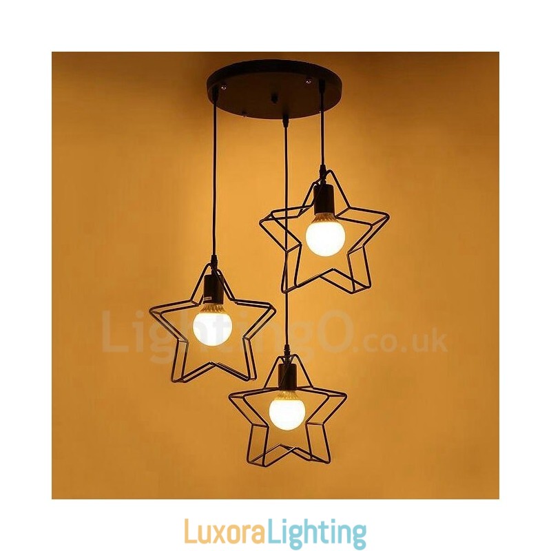 Designer Touch Decorative 3 Light Modern Contemporary Integrated Pendant Light