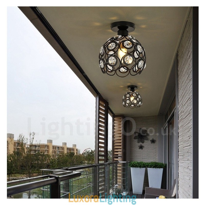 Designer Touch Decorative 1 Light Rustic Lodge Integrated Pendant Light