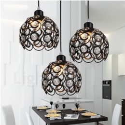 Designer Touch Decorative 3 Light Rustic Lodge Integrated Pendant Light