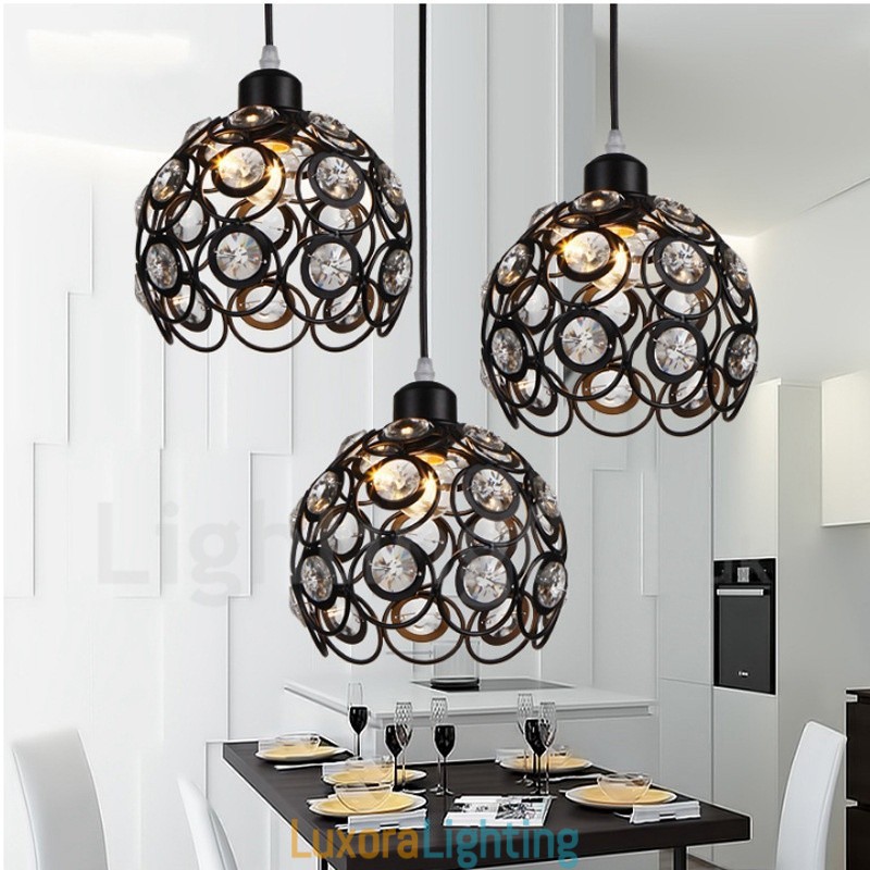Designer Touch Decorative 3 Light Rustic Lodge Integrated Pendant Light