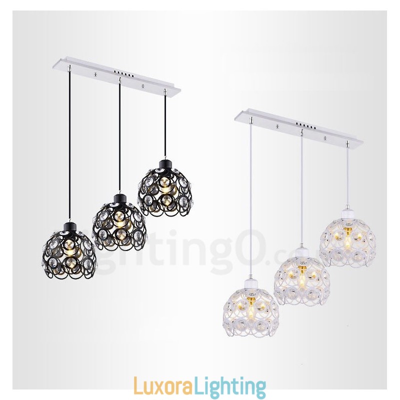 Designer Touch Decorative 3 Light Rustic Lodge Integrated Pendant Light