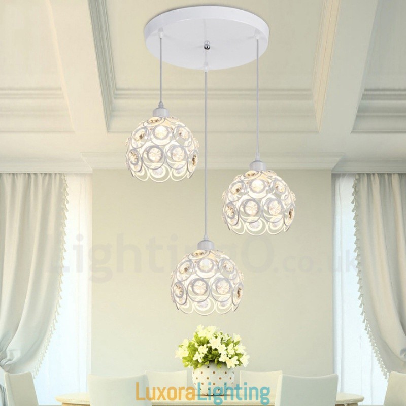 Designer Touch Decorative 3 Light Rustic Lodge Integrated Pendant Light