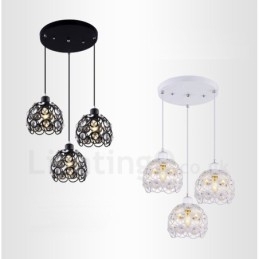 Designer Touch Decorative 3 Light Rustic Lodge Integrated Pendant Light