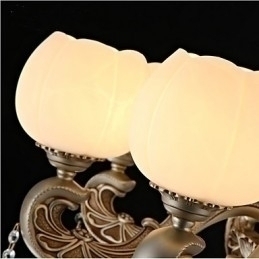 Designer Touch Decorative European style crystal pendant creative Korean American style zinc alloy Garden lights