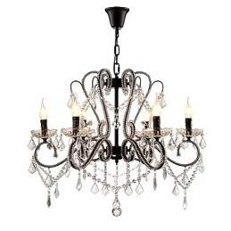 Designer Touch Decorative 6 Lights Crystal Chandelier Modern Contemporary Traditional Classic Rustic Lodge Vintage Retro