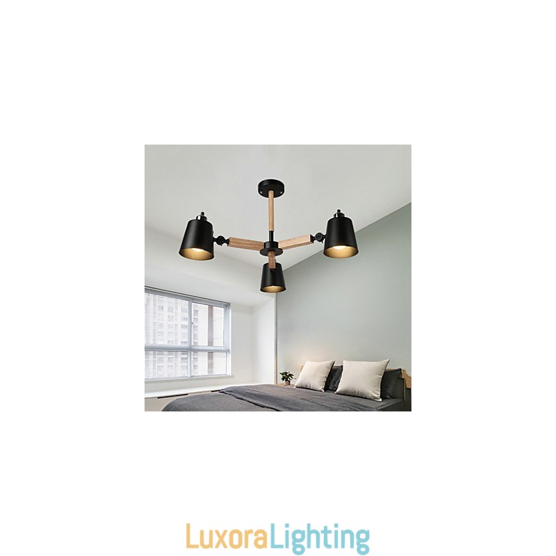 Designer Touch Decorative Vintage Painting Feature for Metal Chandelier