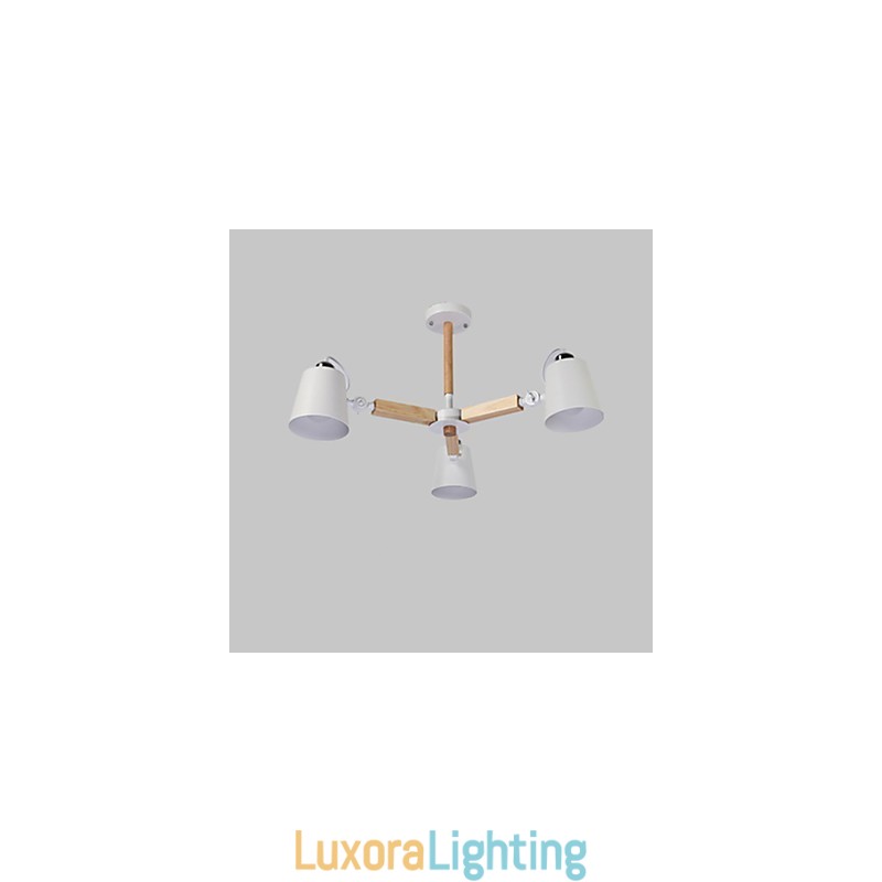 Designer Touch Decorative Vintage Painting Feature for Metal Chandelier