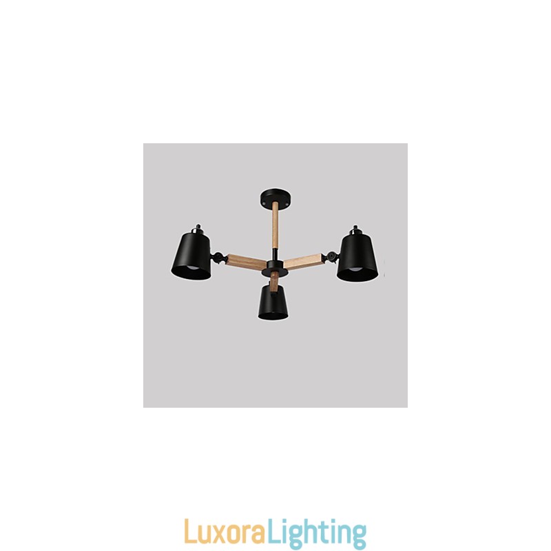 Designer Touch Decorative Vintage Painting Feature for Metal Chandelier