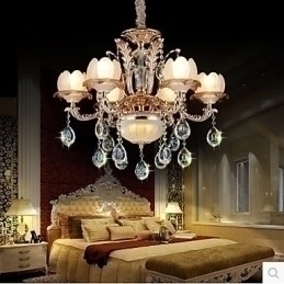 Designer Touch Decorative European Style Crystal pendant Simple Alloy Style Retro lighting