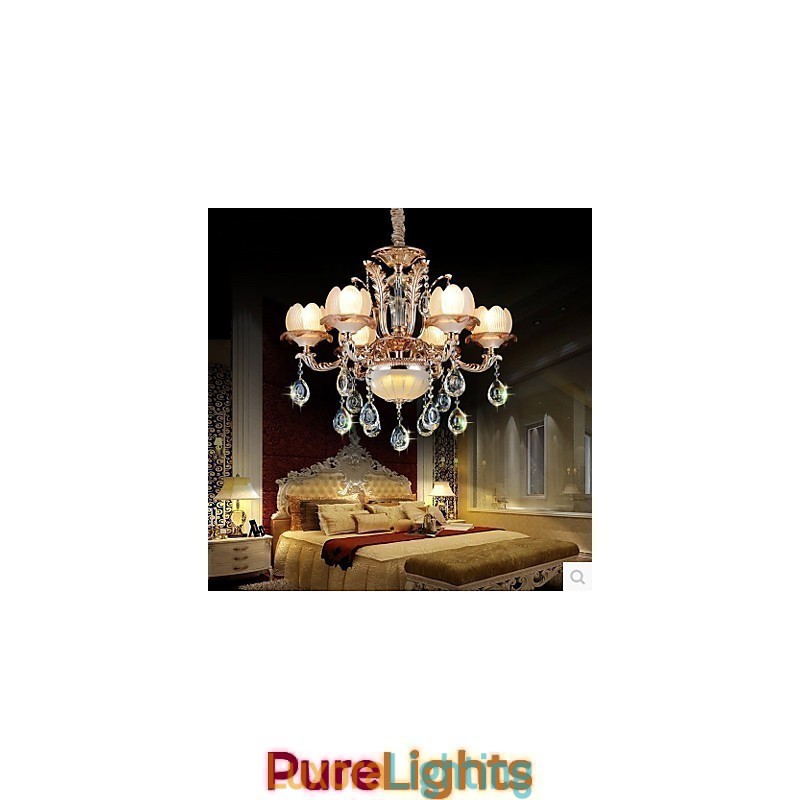 Designer Touch Decorative European Style Crystal pendant Simple Alloy Style Retro lighting