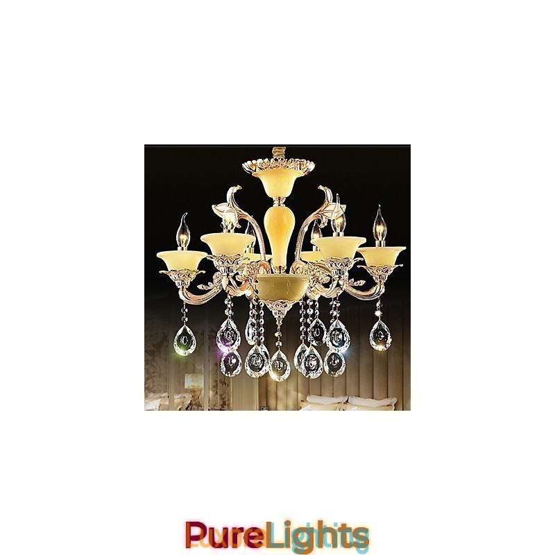 Designer Touch Decorative European Crystal Pendant lamp Zinc Alloy Crystal Pendant lamp