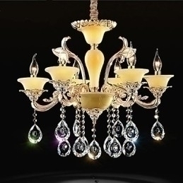 Designer Touch Decorative European Crystal Pendant lamp Zinc Alloy Crystal Pendant lamp