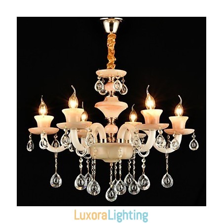 Designer Touch Decorative Modern Contemporary Traditional Classic Electroplated Feature for Crystal Mini Style Metal Chandelier