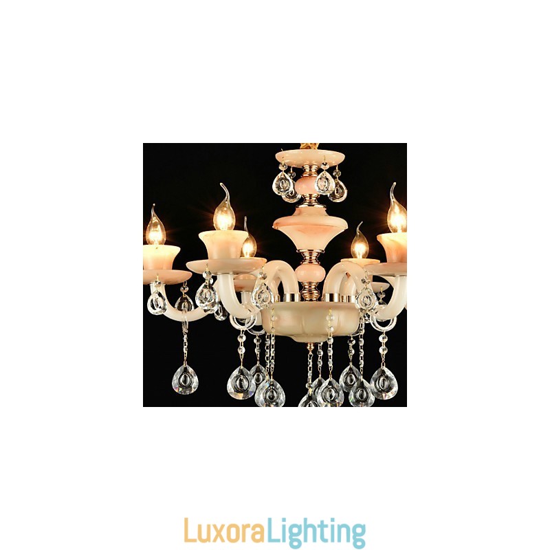 Designer Touch Decorative Modern Contemporary Traditional Classic Electroplated Feature for Crystal Mini Style Metal Chandelier