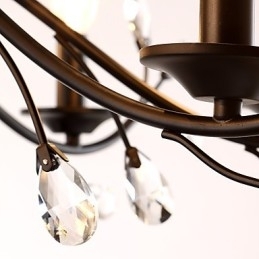 Designer Touch Decorative 9 Lights Crystal Chandelier Modern Contemporary Traditional Classic Vintage Retro Country Painting Feature