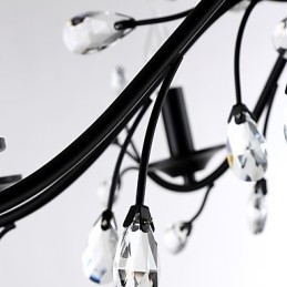 Designer Touch Decorative 9 Lights Crystal Chandelier Modern Contemporary Traditional Classic Vintage Retro Country Painting Feature