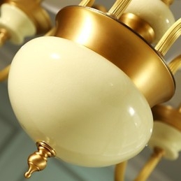 Designer Touch Decorative All Copper Chandelier Jade Chandelier