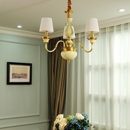 Designer Touch Decorative All Copper Chandelier Jade Chandelier
