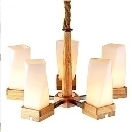 Designer Touch Decorative Simple Art lighting Solid wood Creative Iiving Ceiling Lamp